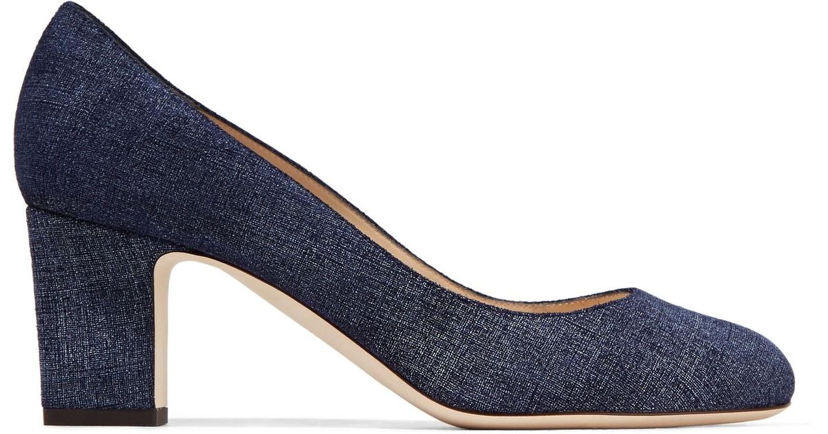 jimmy choo denim pump